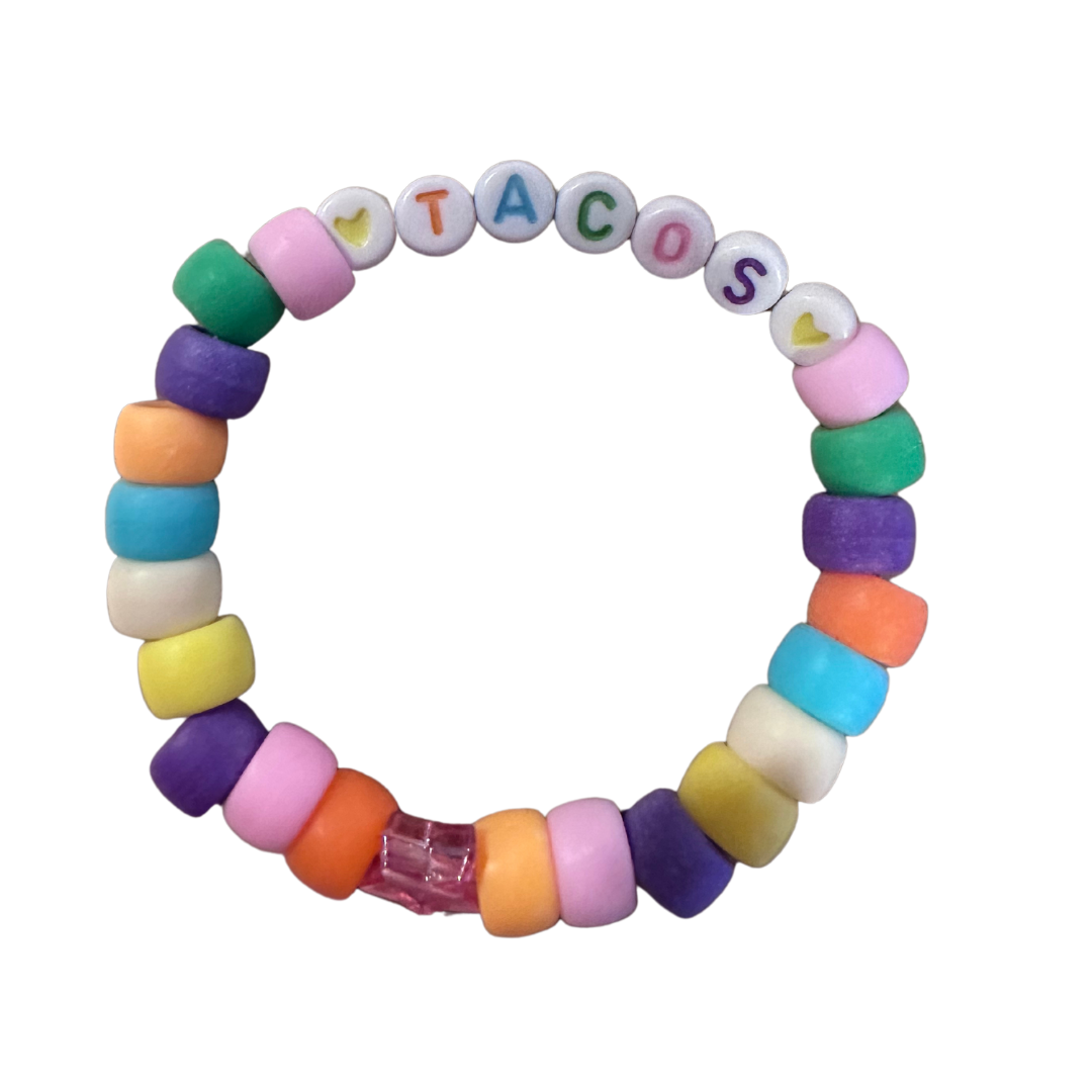 Pizza, Tacos, or Coffee Bracelet